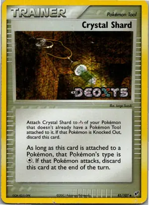 Pokémon-Karte Crystal Shard Kristallscherbe 85/107 EX Deoxys