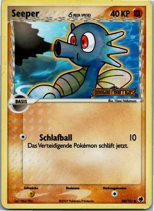 Pokémon-Karte Seeper 50/101 EX Dragon Frontiers