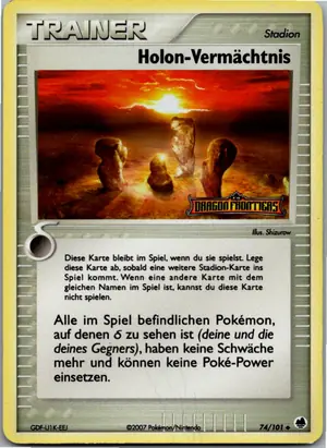 Pokémon-Karte Holon-Vermächtnis 74/101 EX Dragon Frontiers