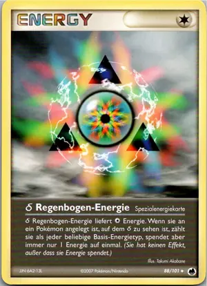 Pokémon-Karte δ Regenbogen-Energie 88/101 EX Dragon Frontiers