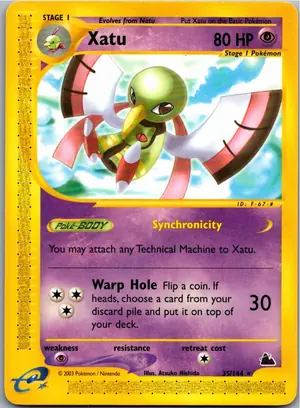 Pokémon-Karte Xatu 35/144 Skyridge