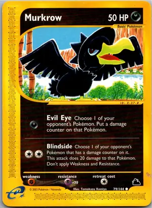 Pokémon-Karte Murkrow Kramurx 79/144 Skyridge
