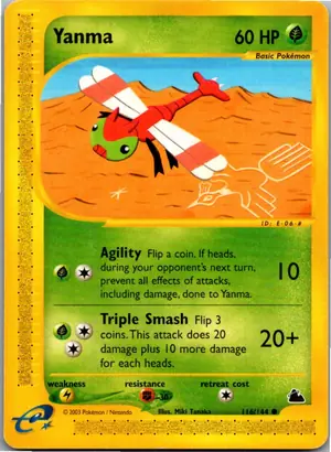 Pokémon-Karte Yanma 116/144 Skyridge