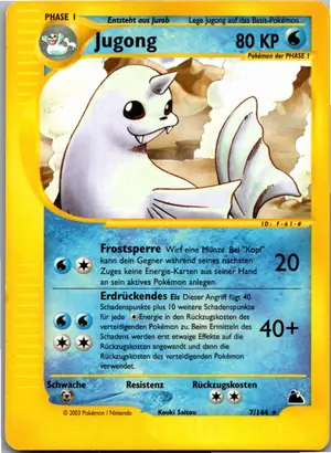 Pokémon-Karte Jugong 7/144 Skyridge