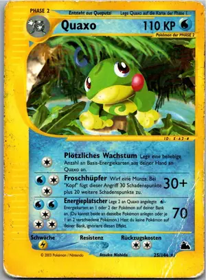 Pokémon-Karte Quaxo 25/144 Skyridge
