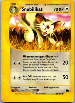 Pokémon-Karte Snobilikat 42/144 Skyridge