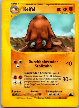 Pokémon-Karte Keifel 43/144 Skyridge