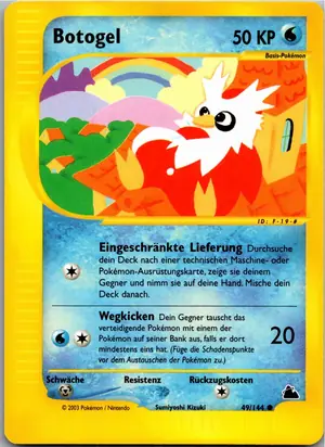 Pokémon-Karte Botogel 49/144 Skyridge