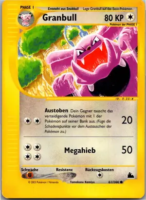 Pokémon-Karte Granbull 61/144 Skyridge