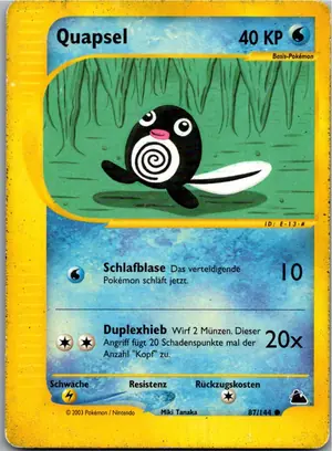 Pokémon-Karte Quapsel 87/144 Skyridge