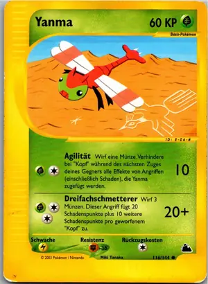 Pokémon-Karte Yanma 116/144 Skyridge