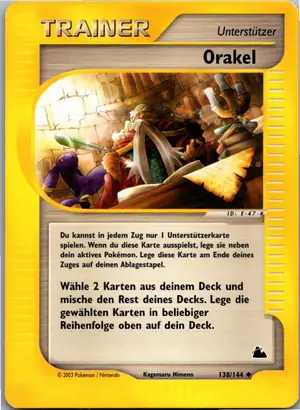 Pokémon-Karte Orakel 138/144 Skyridge