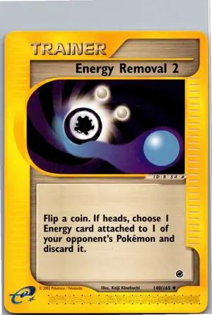 Pokémon-Karte Energy Removal 2 Energie-Absauger 2 140/165 Expedition