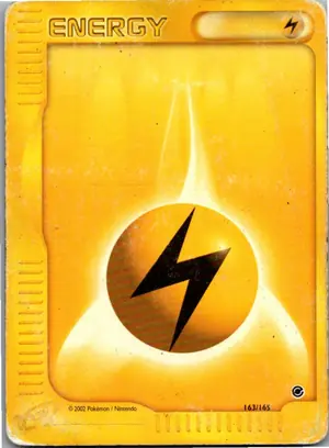 Pokémon-Karte Lightning Energy Elektroenergie 163/165 Expedition