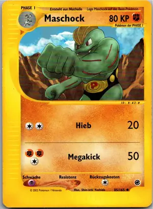 Pokémon-Karte Maschock 85/165 Expedition