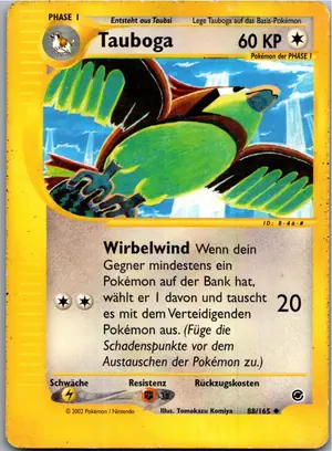 Pokémon-Karte Tauboga 88/165 Expedition