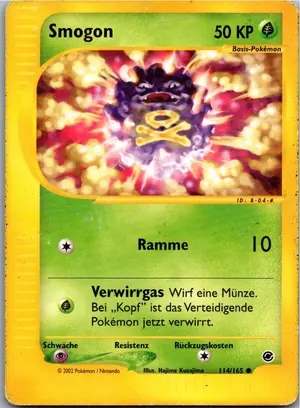 Pokémon-Karte Smogon 114/165 Expedition