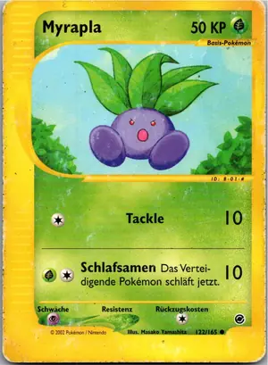 Pokémon-Karte Myrapla 122/165 Expedition
