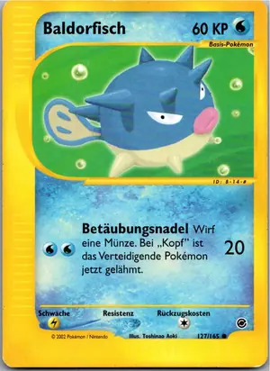 Pokémon-Karte Baldorfish 127/165 Expedition