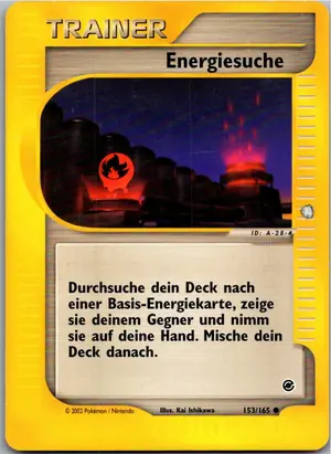 Pokémon-Karte Energiesuche 153/165 Expedition