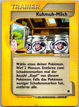 Pokémon-Karte Kuhmuh-Milch 155/165 Expedition