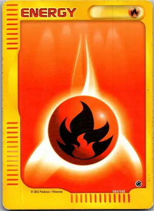 Pokémon-Karte Feuer-Energie 161/165 Expedition