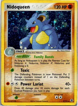 Pokémon-Karte Nidoqueen 9/112 EX Feuerrot & Blattgrün