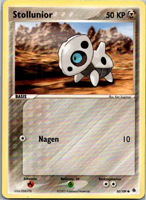 Pokémon-Karte Stollunior 50/109 EX Rubin & Saphir