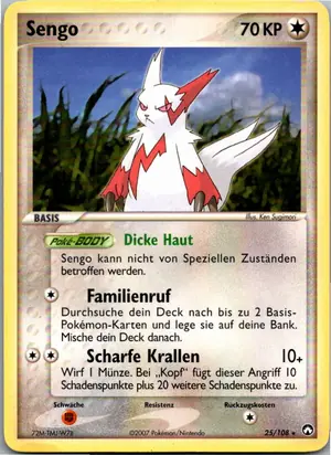 Pokémon-Karte Sengo 25/108 EX Power Keepers