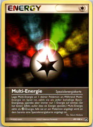 Pokémon-Karte Multi-Energie 89/108 EX Power Keepers