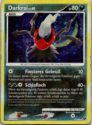 Pokémon-Karte Darkrai 4/106 Epische Begegnungen