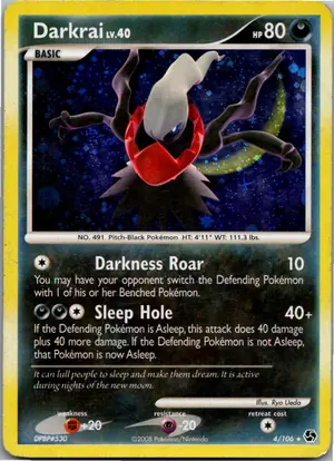 Pokémon-Karte Darkrai 4/106 Epische Begegnungen