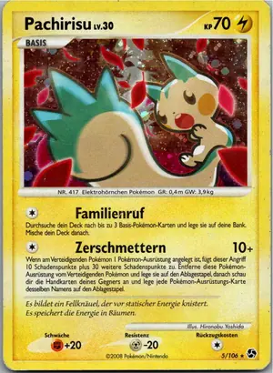 Pokémon-Karte Pachirisu 5/106 Epische Begegnungen