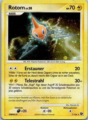 Pokémon-Karte Rotom 7/106 Epische Begegnungen
