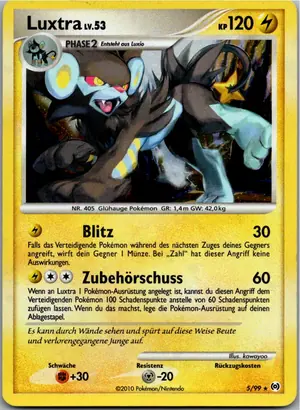 Pokémon-Karte Luxtra 5/99 Arceus