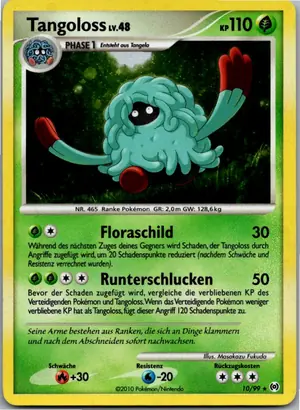 Pokémon-Karte Tangoloss 10/99 Arceus