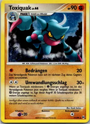 Pokémon-Karte Toxiquak 11/99 Arceus