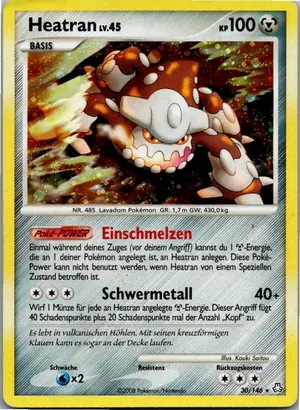 Pokémon-Karte Heatran 30/146 Erwachte Legenden