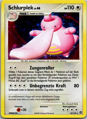 Pokémon-Karte Schlurplek 12/132 Rätselhafte Wunder