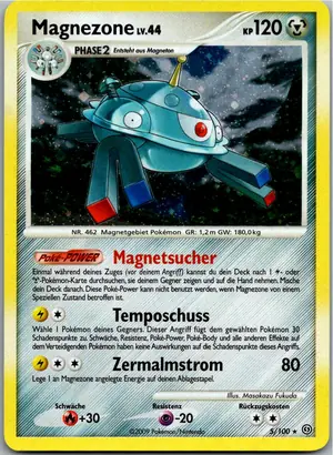 Pokémon-Karte Magnezone 5/100 Sturmtief