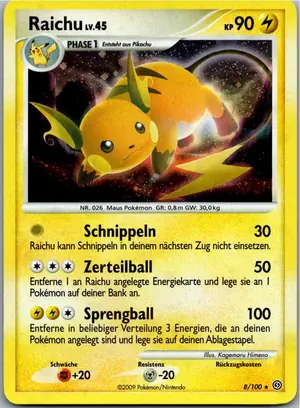 Raichu Exemplar 10,95 €