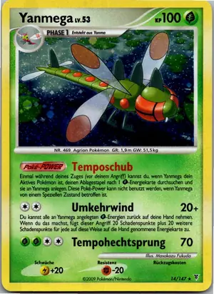 Pokémon-Karte Yanmega 14/147 Ultimative Sieger