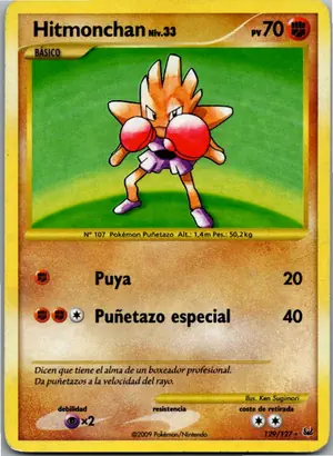 Pokémon-Karte Nockchan 129/127 Platin