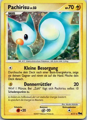 Pokémon-Karte Pachirisu 4/17 POP Series 6
