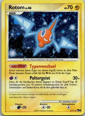 Pokémon-Karte Rotom 5/17 POP Series 9