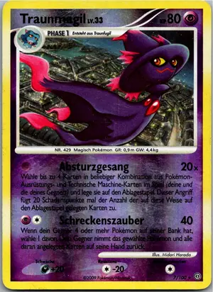 Pokémon-Karte Traunmagil 7/100 Sturmtief