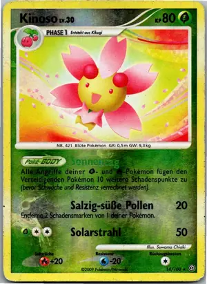 Pokémon-Karte Kinoso 14/100 Sturmtief