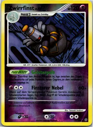 Pokémon-Karte Zwirrfinst 17/100 Sturmtief