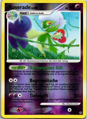 Pokémon-Karte Roserade 23/100 Sturmtief