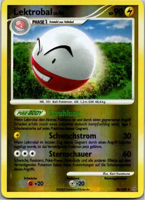 Pokémon-Karte Lektrobal 36/100 Sturmtief
